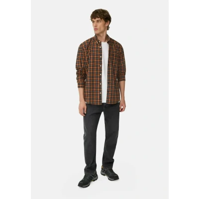 Abbildung von camel active Langarm AUS Reiner Hemd, Herren, Größe: XL, Cinnamon