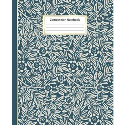 Abbildung von Composition Notebook: Wide Ruled Paper Notebook Journal Blank Lined Workbook for Teens Kids Students Girls Home School College Writing Notes ... Premium cover 7.5 x 9.25 in 110 pages.