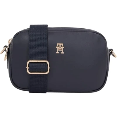 Abbildung von Tommy Hilfiger Poppy Reform Camera BAG Umhängetasche, Damen, Größe: One Size, Space blue