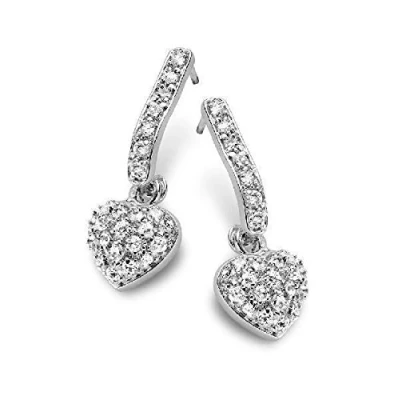 Abbildung von ORPHELIA DamenOhrringe 925/ooo Sterlingsilber PERLE ZIRKONIA