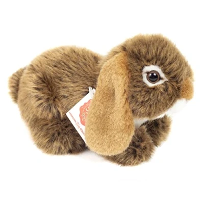 Abbildung von Teddy Hermann® Kuscheltier Widderkaninchen 18 cm, braun, zum Teil aus recyceltem Material
