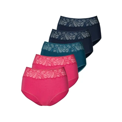 Abbildung von Lascana 5 PACK Shapewear, Damen, Größe: 36/38, Pink navy petrol