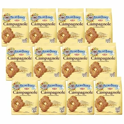 Abbildung von MULINO BIANCO Campagnole Mürbeteigkekse mit Reismehl 700g (Campagnole, x12)