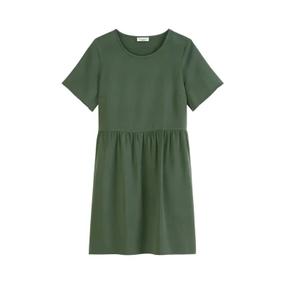 Abbildung von Marc O&#039;Polo Denim Regular Freizeitkleid, Damen, Größe: Small, Turf green