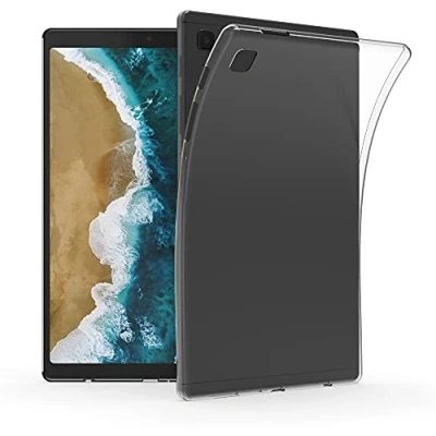 Abbildung von kwmobile Hülle kompatibel mit Samsung Galaxy Tab A7 Lite 8.7 (2021) weiches TPU Silikon Case Transparent Tablet Cover