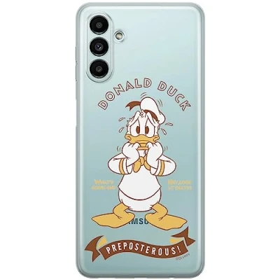 Abbildung von ERT GROUP Handyhülle für Samsung A13 5G/A04S Original und offiziell Lizenziertes Disney Muster Donald 004 optimal an die Form des Handy angepasst, teilweise transparent