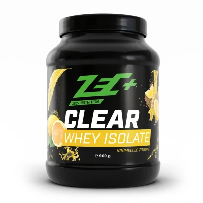 Abbildung von ZEC+ CLEAR WHEY ISOLATE Protein/ Eiweiß Krümeltee Zitrone 900 g