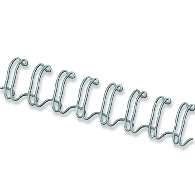 Abbildung von Fellowes Drahtbinderücken A4, 10mm, silber, 100 Stück
