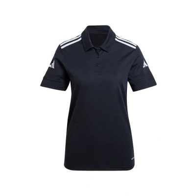 Abbildung von adidas SQUADRA25 Damen Poloshirt aus Baumwolle, Größe M, Schwarz/Weiß