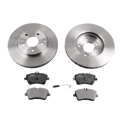 Abbildung von VAICO V30 90002 Bremsscheiben und beläge Vorderachse Belüftet EXPERT KITS + inkl. Verschleißwarnkontakt MERCEDES BENZ: C Klasse Limousine, CLK Coupe