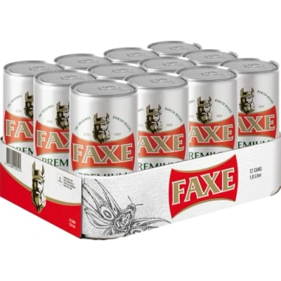 Abbildung von FAXE Premium 5% Dänisches Lagerbier 12 x 1 l Dosenbier