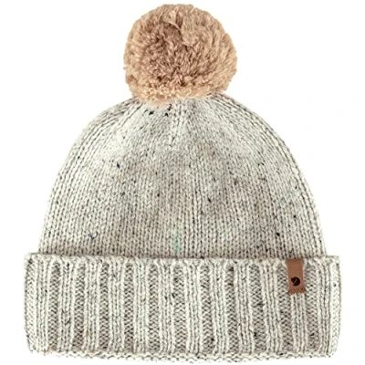 Abbildung von Fjällräven Unisex Övik Pom Beanie Mütze, Chalk White, OneSize