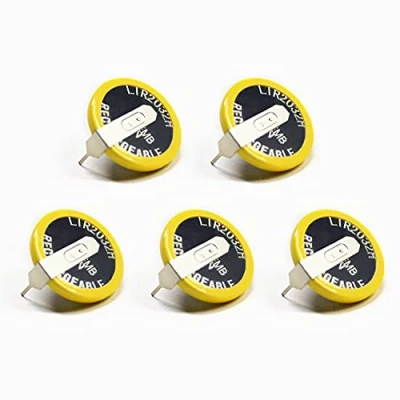 Abbildung von 5 STÜCKE EEMB LIR2032H Akku 70 mAh 3,7 V Lithium Ionen Knopfzellenbatterien mit Lötfahnen