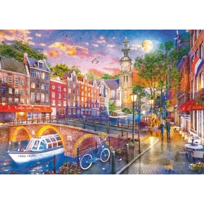 Abbildung von Ravensburger Sonnenuntergang Amsterdam 1000P Sonstige Accessoires, Größe: One Size, Mehrfarbig