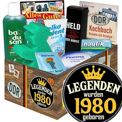 Abbildung von Legenden 1980 DDR Pflege Geschenk für Mann Geburtstag
