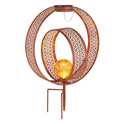 Abbildung von GLOBO LIGHTING LED Solarleuchte, Leuchtmittel fest verbaut, Warmweiß, Solarleuchte Außenlampe orientalisch Deko Garten Erdspieß Steckleuchte