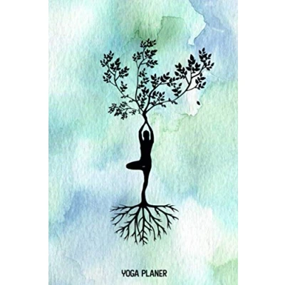 Abbildung von Yoga Planer: Tagebuch zum Eintragen Lebensbaum Tracker Notizbuch ca. A5 mit glänzendem Softcover