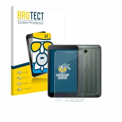 Abbildung von BROTECT Entspiegelungs Schutzglas für Samsung Galaxy Tab Active 5 (Hochformat) Schutz Folie Panzerfolie Glas Matt [Extrem Kratzfest 9H, Anti Reflex]