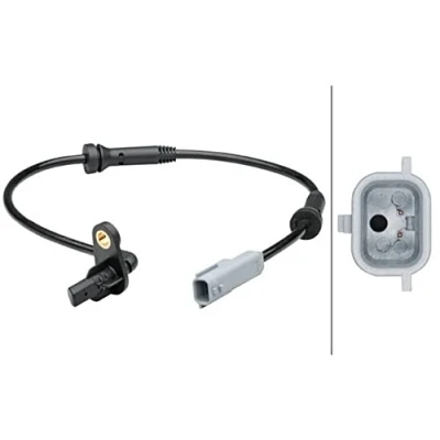 Abbildung von HELLA 6PU 012 679 221 ABS Sensor Hinterachse aktiver 2 DACIA: SANDERO