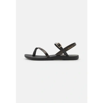 Abbildung von Ipanema Fashion Zehentrenner, Damen, Größe: 35/36, Black/gold Schuhe
