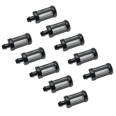 Abbildung von vhbw 10x Kraftstofffilter kompatibel mit Stihl FS 200, MS 180, 410, 170, 171 Gartengeräte z.B. Motorsäge Motorsense
