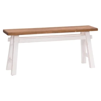 Abbildung von DESIGN DELIGHTS SITZBANK &quot;EAST&quot;, Mahagoni, 118x53x27,5cm (BxHxT), Holzbank, Farbe: