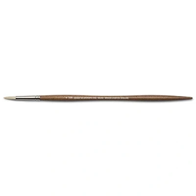 Abbildung von Winsor &amp; Newton 5010504 synthetischer Künstler Ölpinsel mit hoher Elastizität Lebensdauer, ergonomischer Stiel für Ölfarben und Alkydfarben Rundpinsel Nr. 4