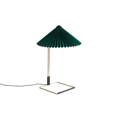 Abbildung von HAY Matin 380 LED Tischleuchte Plissee, grün