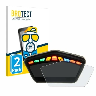 Abbildung von BROTECT Entspiegelungs Schutzfolie für Ducati Hypermotard 821 2015 Tachoanzeige (2 Stück) Matte Displayschutz Folie, Anti Reflex, Fingerprint