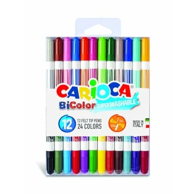 Abbildung von Carioca Bi Color, Medium, Mehrfarben, Rundspitze, 1 mm, 4,7 Rund