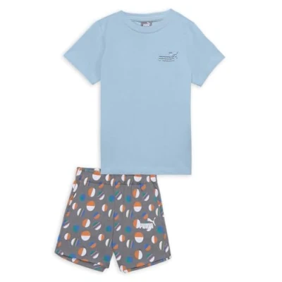 Abbildung von Puma Summer CAMP Infants Unisex SET kurze Sporthose für Kinder, Größe: 74, Turquoise surf