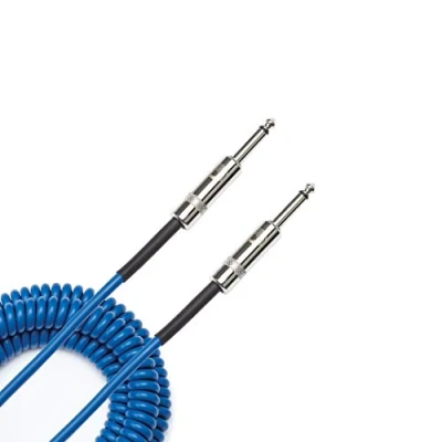 Abbildung von D&#039;Addario Spiral Instrumentenkabel Blau, 9 m
