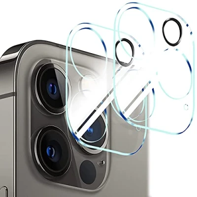 Abbildung von mtb more energy® 2X Kamera Schutz Glas für iPhone 12 Pro Max (6.7&#039;&#039;) Volle Abdeckung Schutzglas Glasfolie Rückseiten Cam Linse