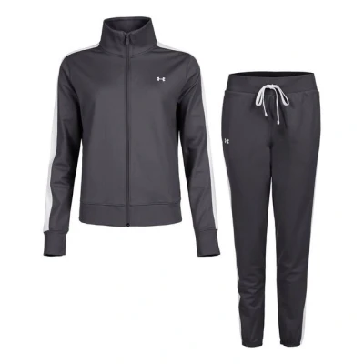 Abbildung von Under Armour Tracksuit SET Trainingsanzug, Damen, Größe: Medium, Castlerock/white
