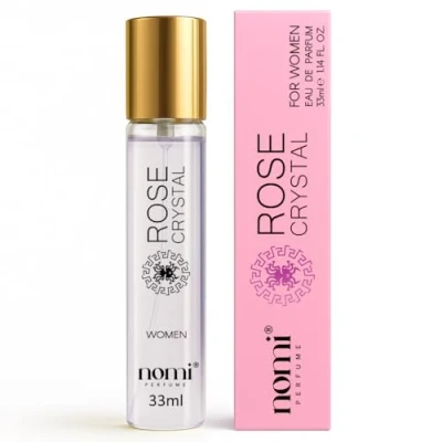 Abbildung von Nomi Perfume für Frauen, 33 ml, (ROSE CRYSTAL) Eau de Parfum, Frische Eleganz Parfüms Geschenkidee, Lang anhaltender