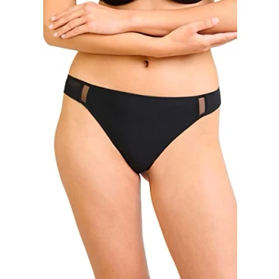 Abbildung von Sans Complexe Damen Sophia 31XAH51 Tanga, Schwarz, 32