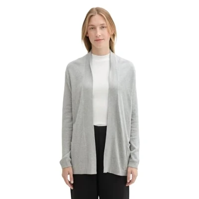 Abbildung von TOM TAILOR Strickjacke (1 tlg) Plain/ohne Details