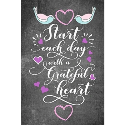 Abbildung von Start Each Day with a Grateful Heart: Gratitude Journal Daily Bible Verses: Large Print and Prayer