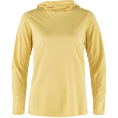 Abbildung von Fjällräven Abisko SUN Hoodie Langarmshirt, Damen, Größe: Large, Mais yellow