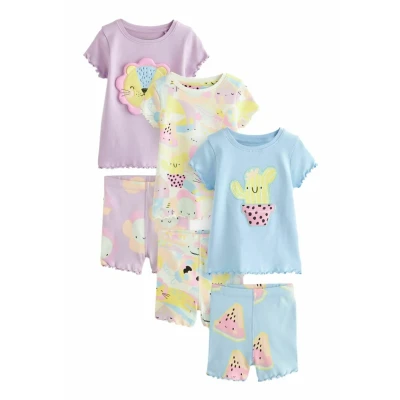 Abbildung von Next 3 PACK Regular FIT Set Nachtwäsche für Kinder, Größe: 80, Purple character