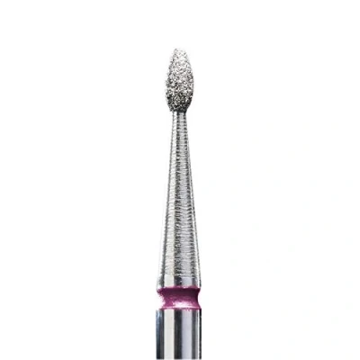 Abbildung von STALEKS Pro FA50R016/3.4 Diamant Nagelbohrer, abgerundet, 1 Stück, feiner roter Kopf, Durchmesser 1,6 mm, Arbeitsteil 3,4 FA50R016/3,4