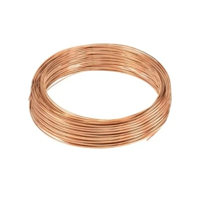 Abbildung von QWORK® Reiner T2 Kupferdraht, Ø3mm, 10m Länge, für Hobby, Elektrotechnik und Handwerk