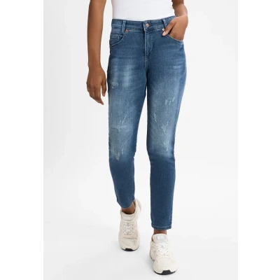 Abbildung von MAC Jeans Skinny Fit, Damen, Größe: 34, Denim