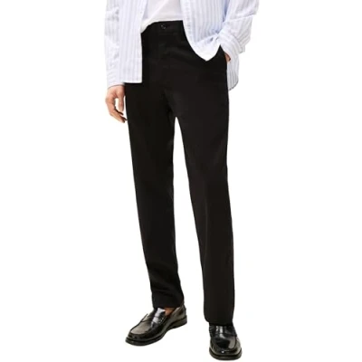 Abbildung von Tommy Hilfiger Herren Hose Denton Chino 1985 Pima Cotton Chino, Schwarz (Black), 28W / 34L