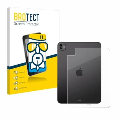 Abbildung von BROTECT Schutzglas für Apple iPad Pro 11&quot; WiFi 2024 (Rückseite) Schutzfolie Panzer Folie Glas [Extrem Kratzfest 9H, Anti Fingerprint,