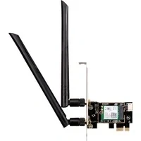 Abbildung von D Link DWA X582 AX3000 Wi Fi 6 PCIe Adapter mit Bluetooth 5.0 (MU MIMO, Dual Band, abnehmbare High Gain Antenne, WPA3, Low Profile Halterung, Kompatibel Windows)