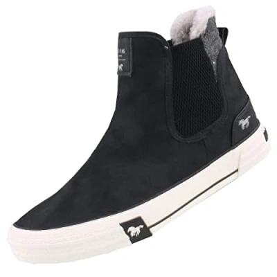 Abbildung von Mustang GEFÜTTERT Ankle Boot, Damen, Größe: 36, Schwarz Schuhe