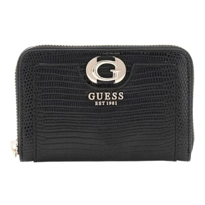 Abbildung von GUESS Damen Orlina Medium Zip Around Wallet, Schwarz, Einheitsgröße