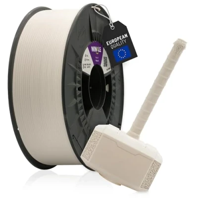 Abbildung von Winkle PLA TOUGH Filament, natürlich, 2,85 mm, Filamentdruck, 3D Drucker, natürliche Farbe, 1000 g Spule