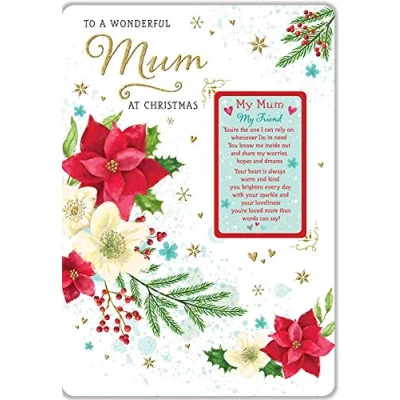 Abbildung von Regal Publishing Weihnachtskarte &quot;Mum&quot;, 22,9 x 15,2 cm